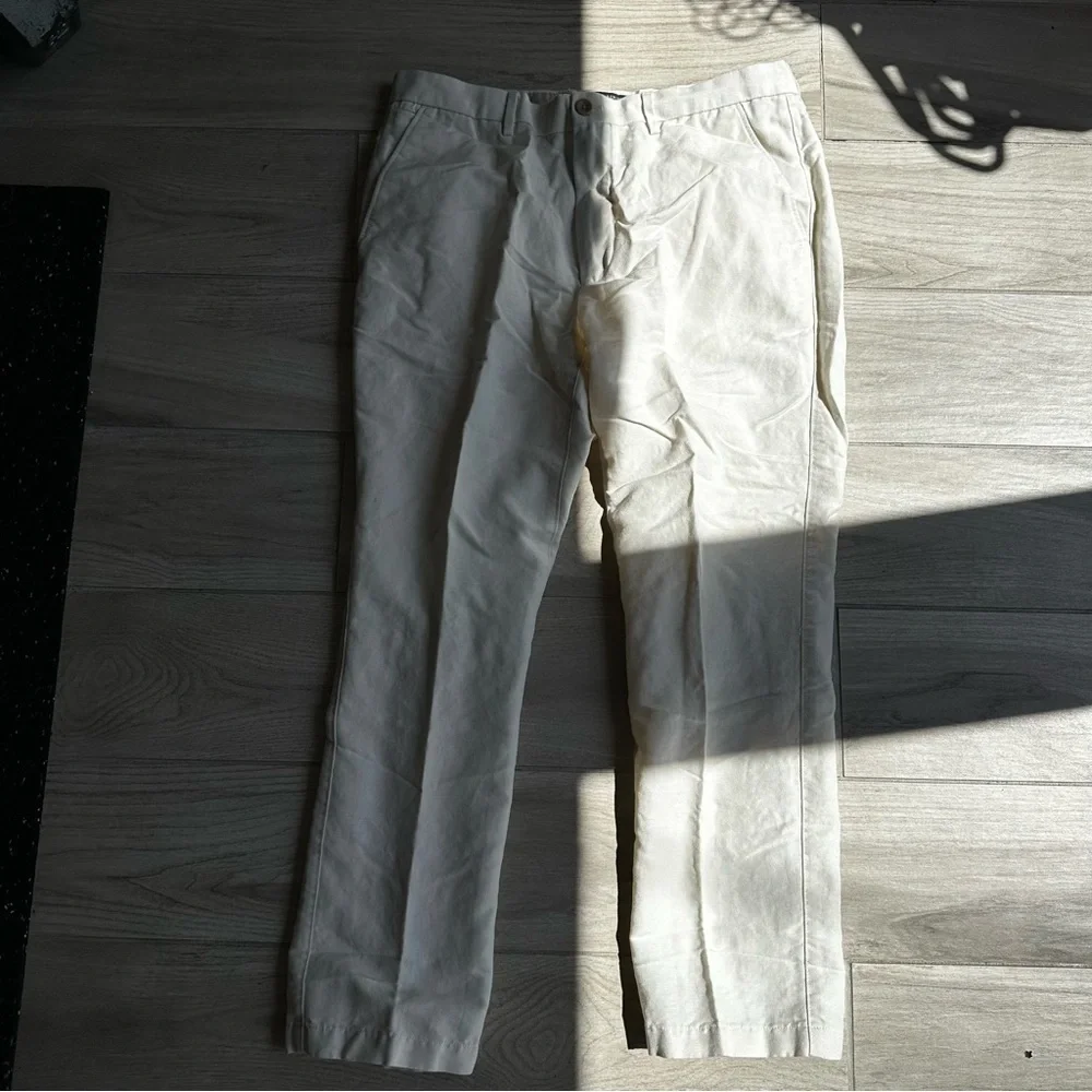 Banana Republic Men's Light Cream Chinos